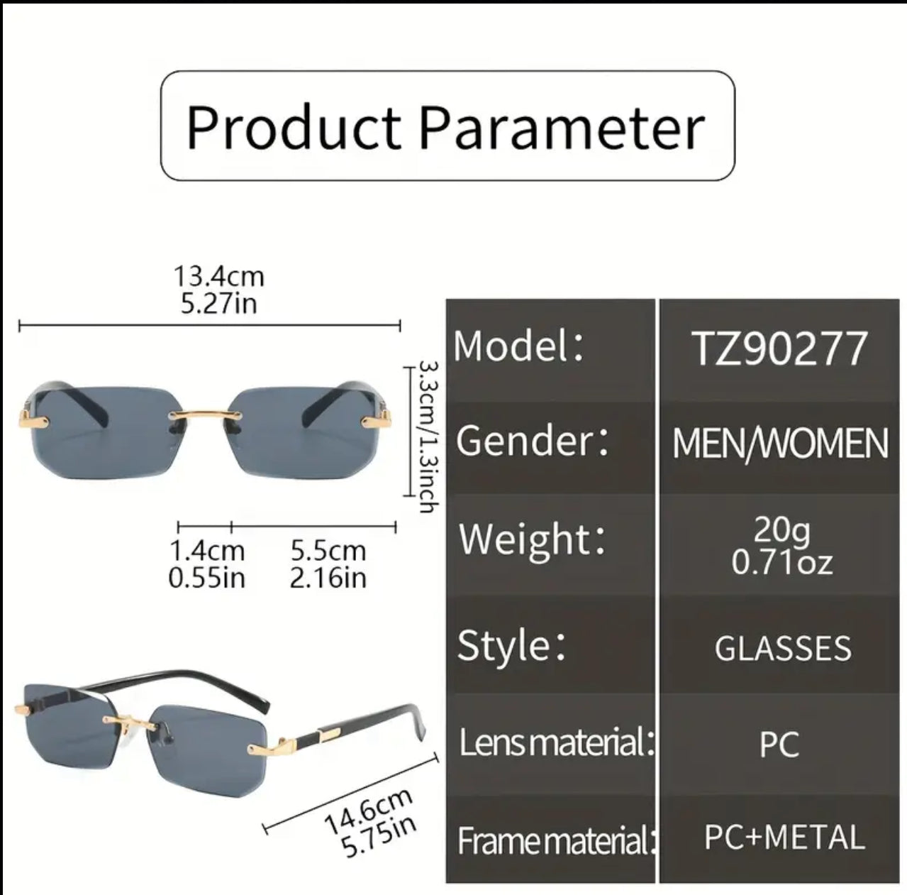Men's and Women's Retro Classic Trendy Fashion Glasses