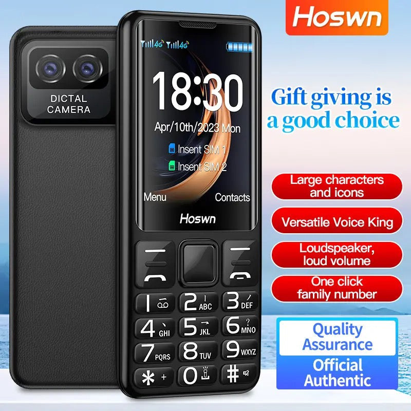 Hoswn Mobile Phone Dual Sim large keyboard