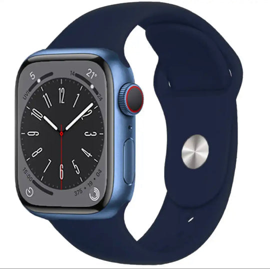 Silicone Strap For Apple Watch Series 8 7 6 5 4 3 SE