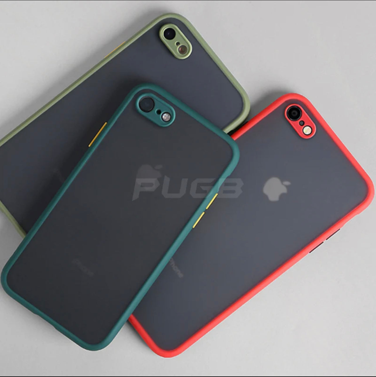 SMOKE SHOCKPROOF PROTECTIVE BACK COVER CASE FOR IPHONE SERIES