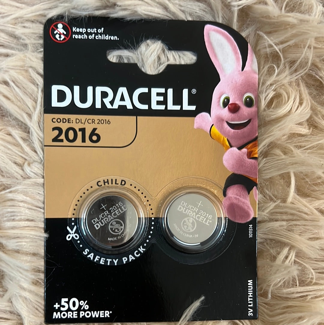 DURACELL DL/ CR2016 3V LITHIUM BATTERY