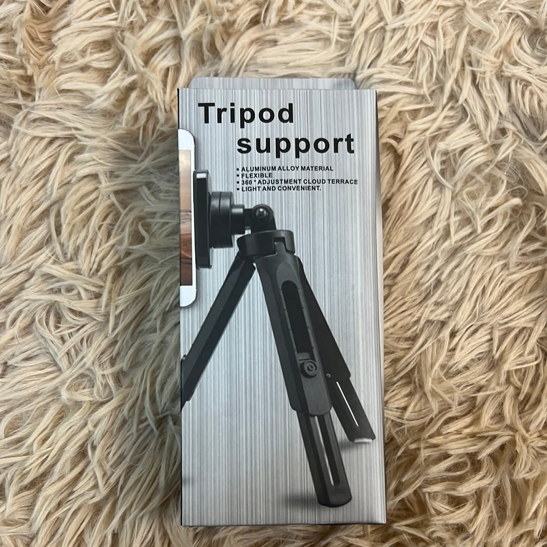 MINI TRIPOD SUPPORT HORIZONTAL MODE 360° ROTATABLE FOR SMART PHONES