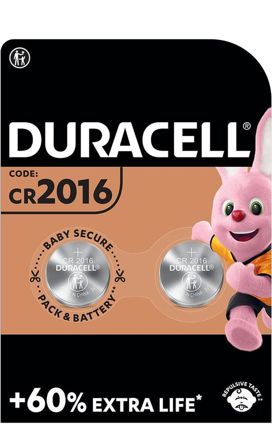 DURACELL DL/ CR2016 3V LITHIUM BATTERY